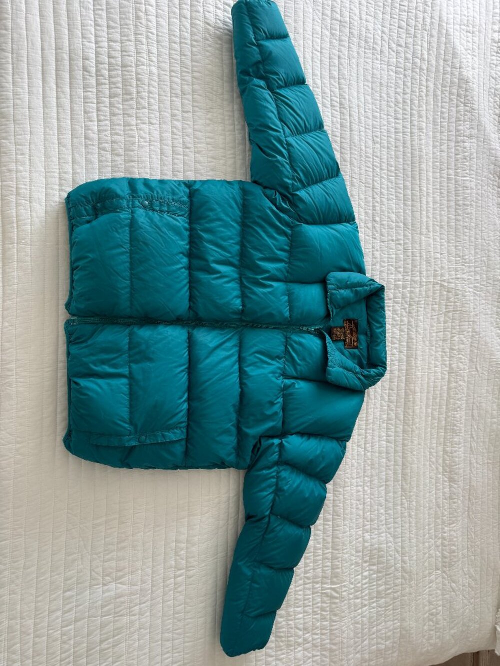 Vintage Eddie Bauer Good Down Puffer Jacket Teal M